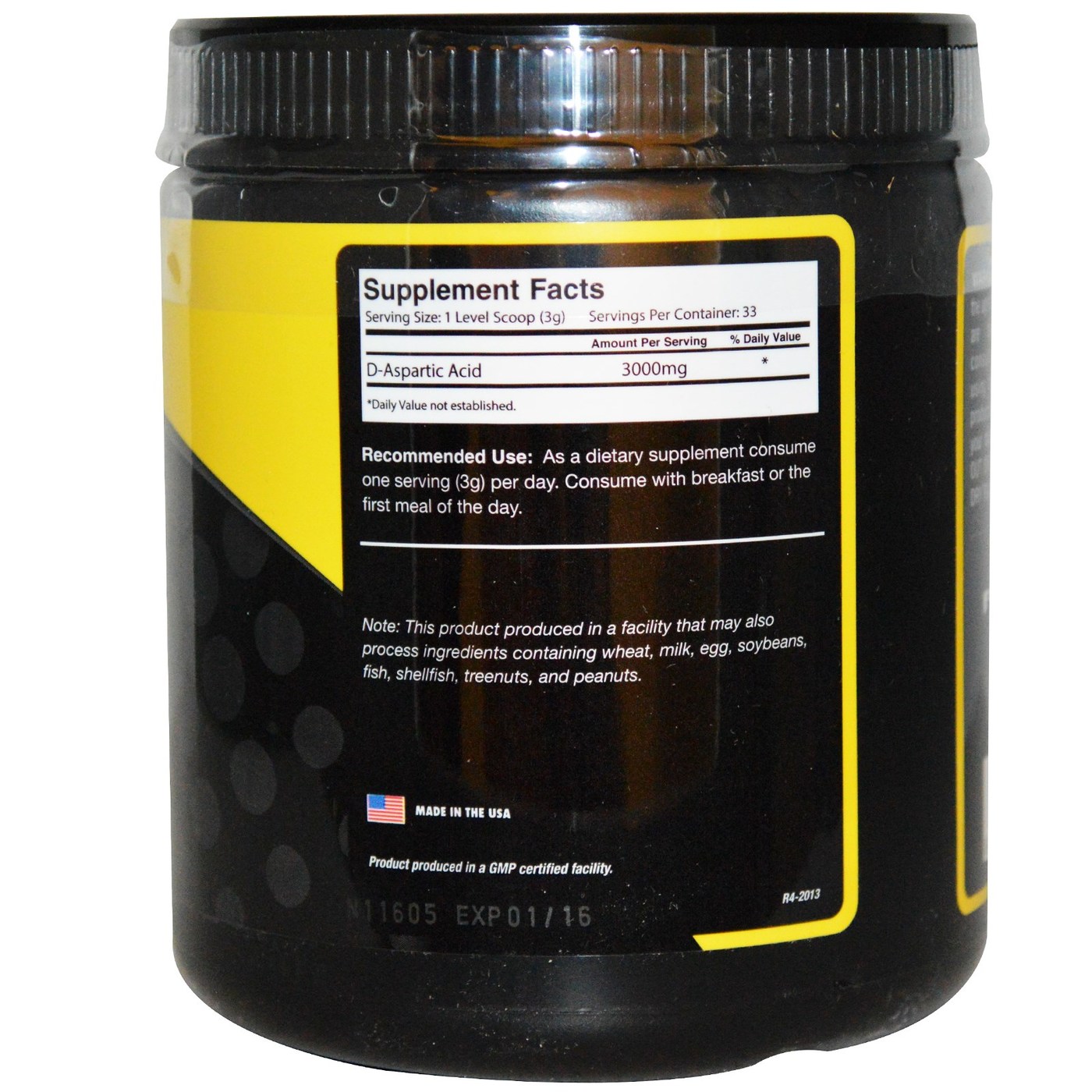 PrimaForce D-ácido aspártico 100 g - Imagem 2