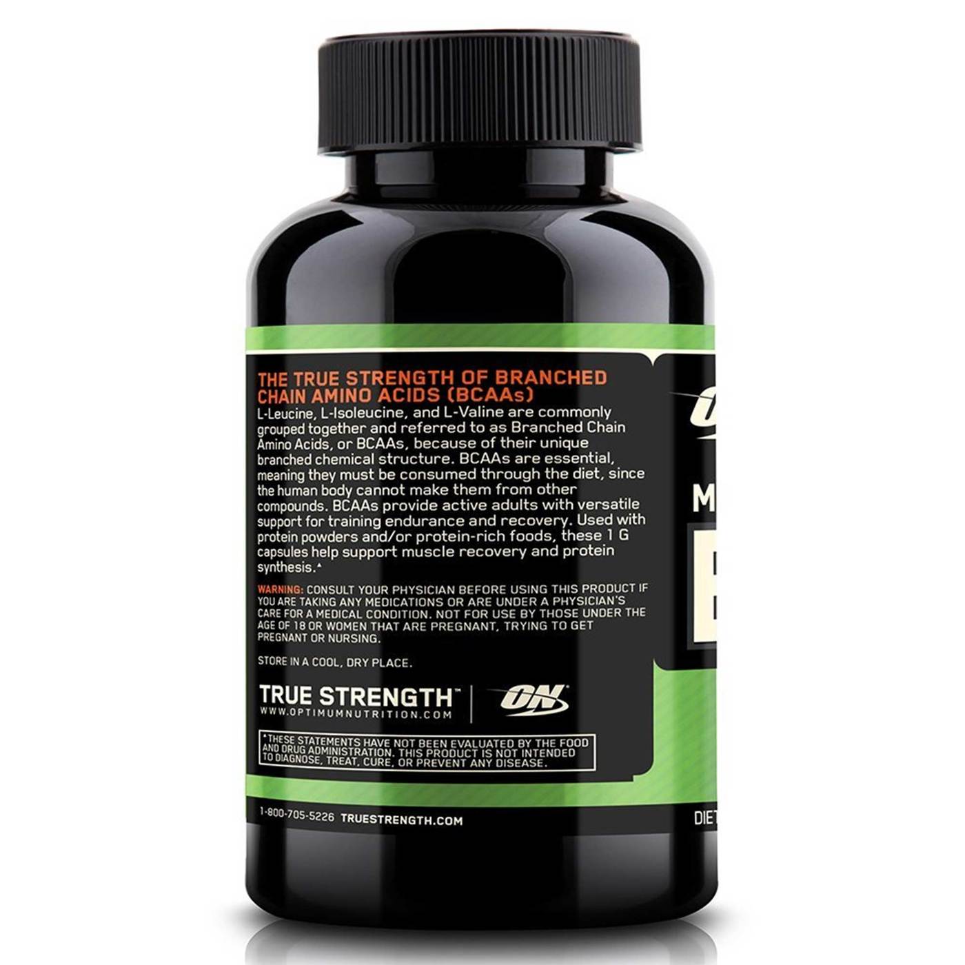 BCAA 1000 Optimum Nutrition 200 Cápsulas - Imagem 4