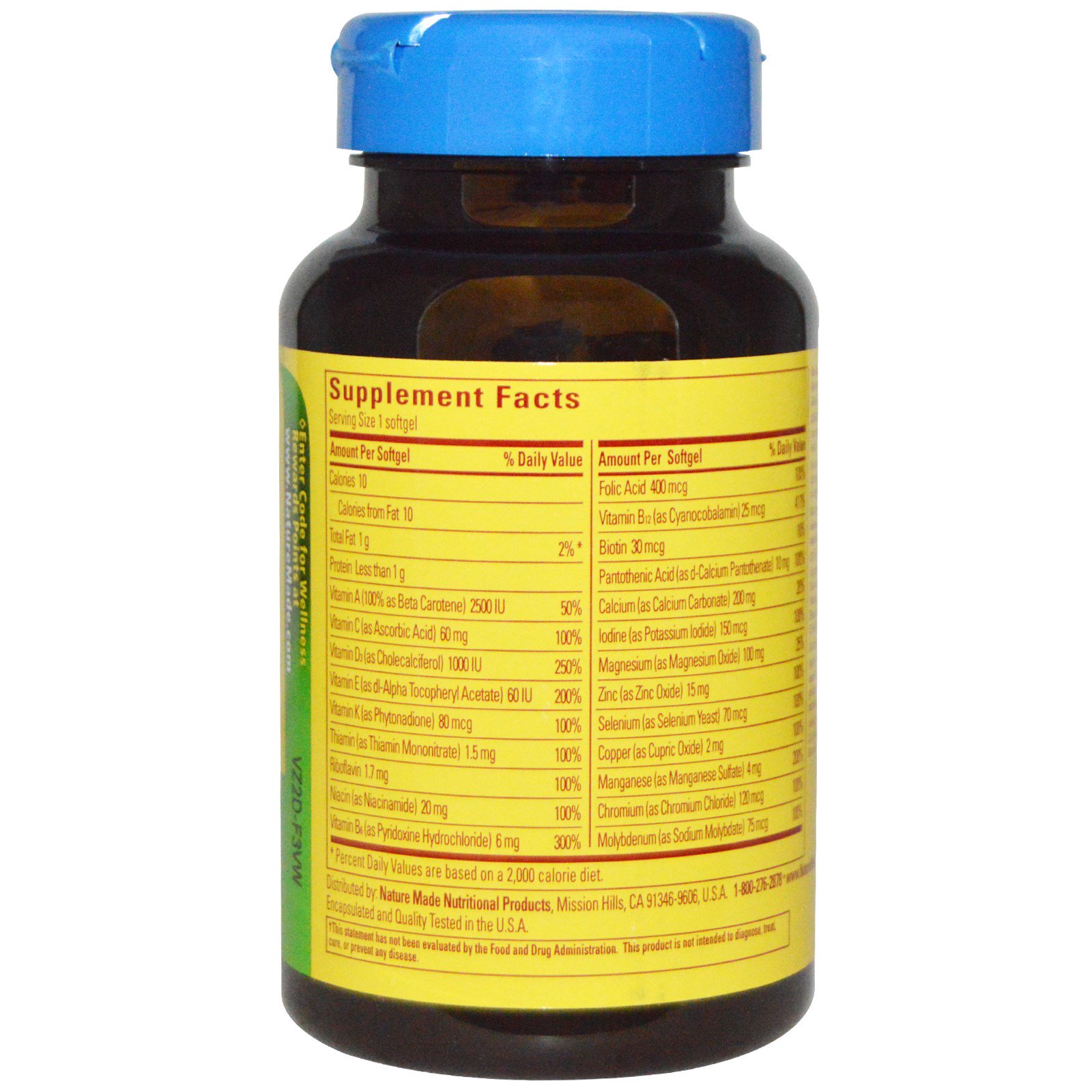 Nature Made, Multi para Ela 50+, 60 cápsulas - Imagem 2