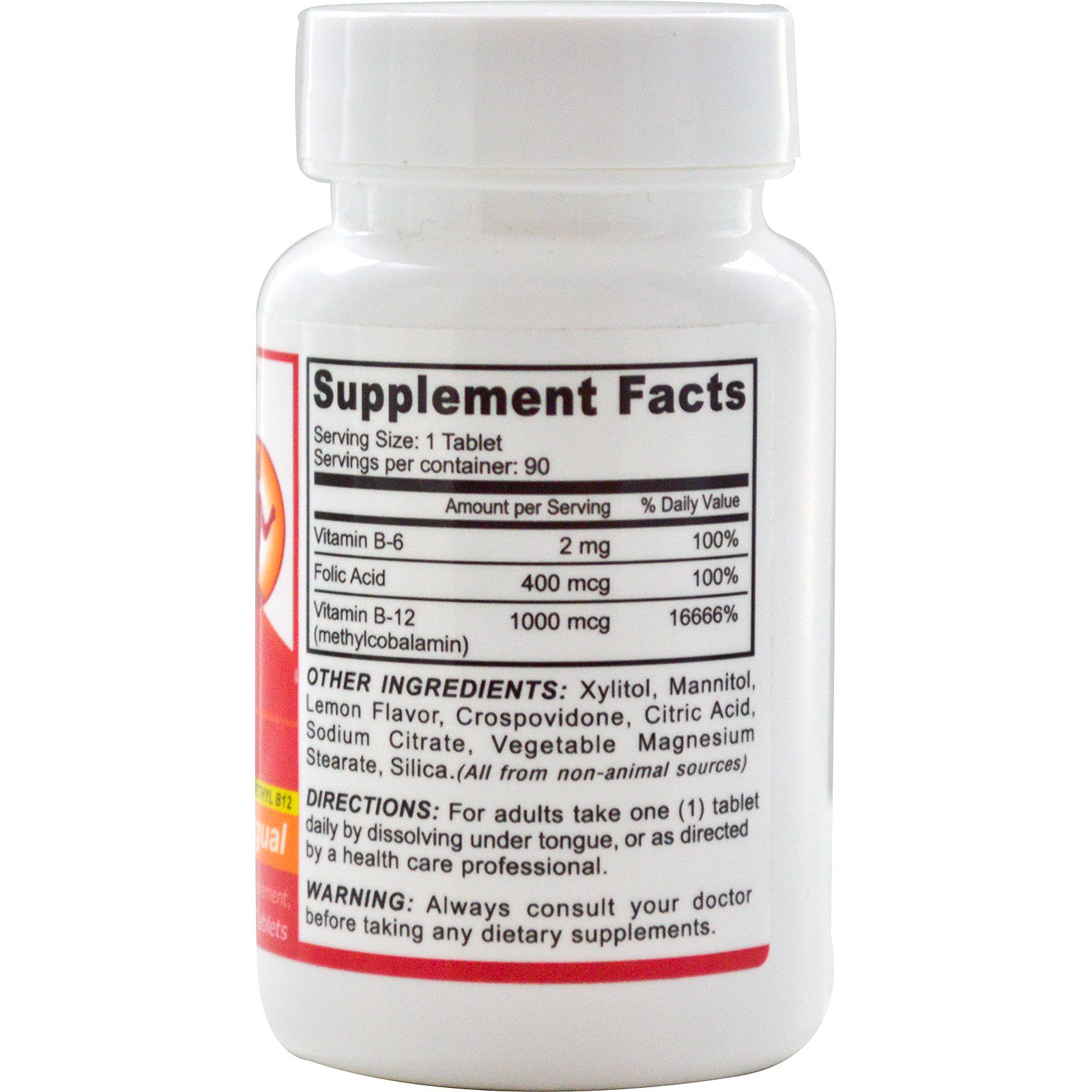 Deva, Vegan B12, Sublingual, 90 Tabletes - Imagem 2