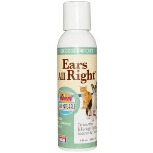 Ark Naturals, Ears All Right, Loção Suave para Limpeza do Ouvido, 4 fl oz (118,3 ml)