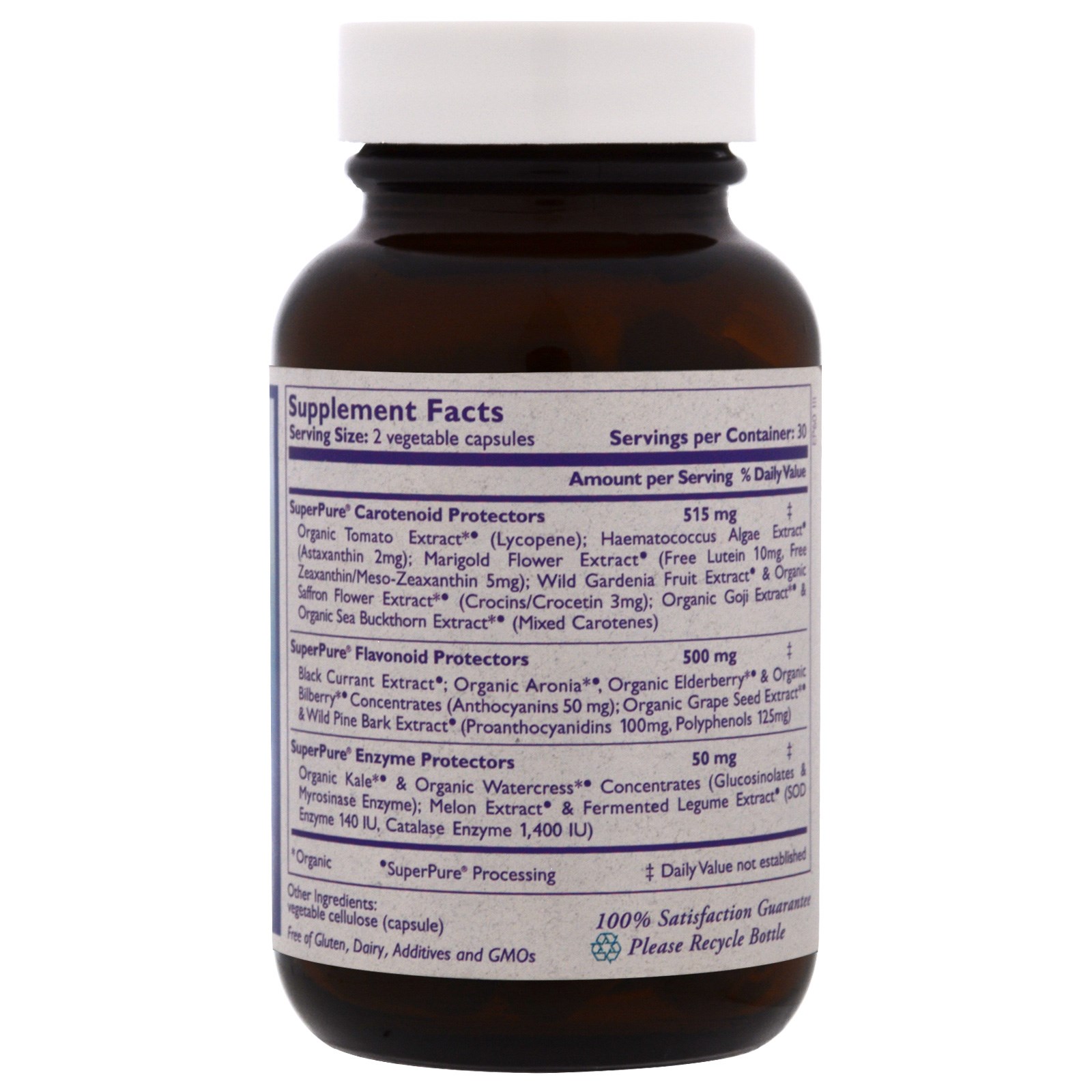 The Synergy Company, Eye Protector, 60 cápsulas vegetais - Imagem 2