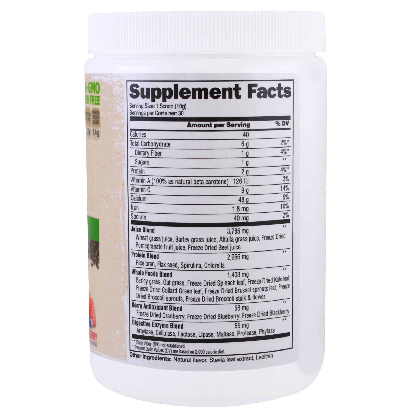 GAT, Naturals, Sport Greens, Energizing Plant Superfoods, Mixed Berry, 10.58 oz (300 g) - Imagem 2