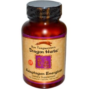 Dragon Herbs, Energizante Adaptogen, 500 mg, 100 Cápsulas Vegetarianas