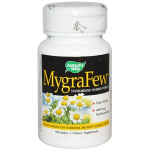 Nature's Way, MygraFew, Extrato de Crisântemo-de-jardim Padronizado, 90 tabletes