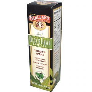 Comprar barlean's, complexo de folha de oliva fresca, spray de garganta, sabor de hortelã-pimenta refrescante, 1. 5 oz (44,4 ml) preço no brasil óleo de linhaça suplemento importado loja 15 online promoção - 16 de abril de 2024