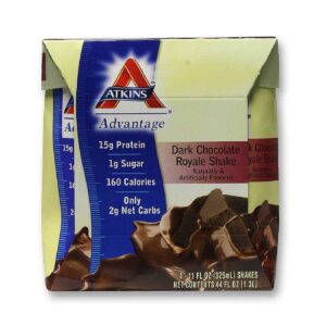 Comprar atkins vantagem agite chocolate escuro royale 4 shakes (11 onças cada) preço no brasil substitutos de refeições suplemento importado loja 61 online promoção - 29 de abril de 2024
