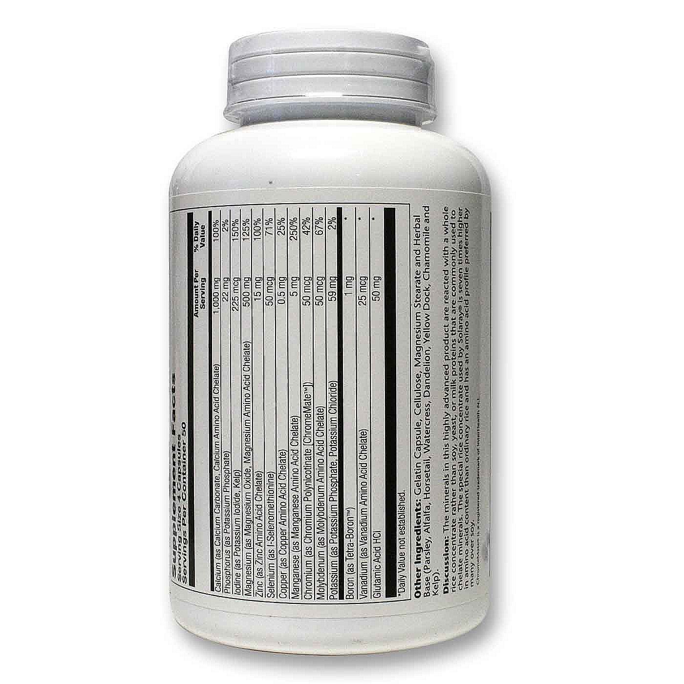 Solaray Mega multi Mineral - ferro livre 200 Cápsulas - Imagem 3