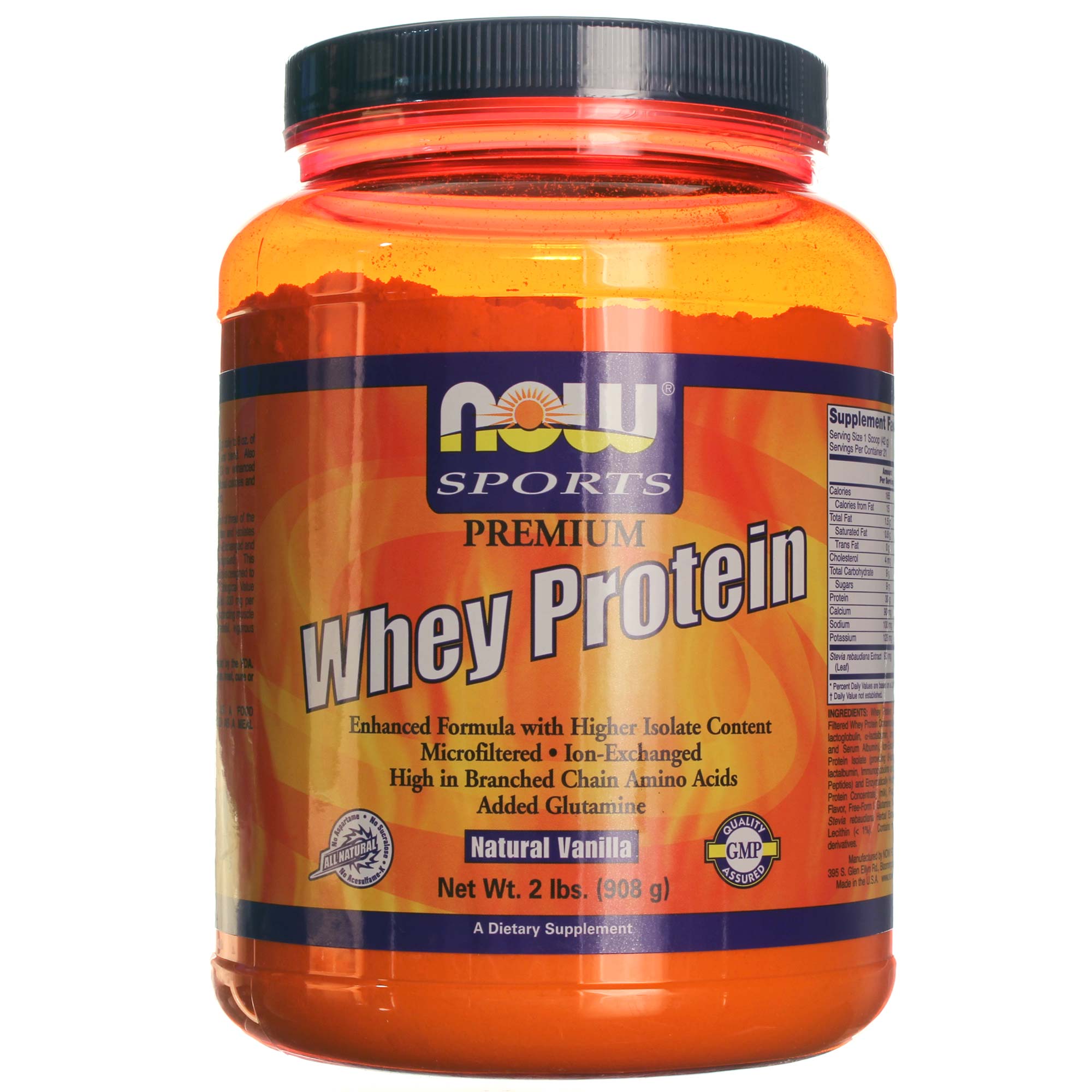 Comprar Whey Proteína Now Foods Prêmio Baunilha 2 Lbs 908g Preço No