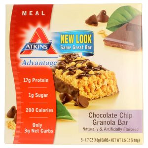 Comprar atkins vantagem de refeições bar chip chocolate granola 5 bares preço no brasil substitutos de refeições suplemento importado loja 13 online promoção - 25 de março de 2023