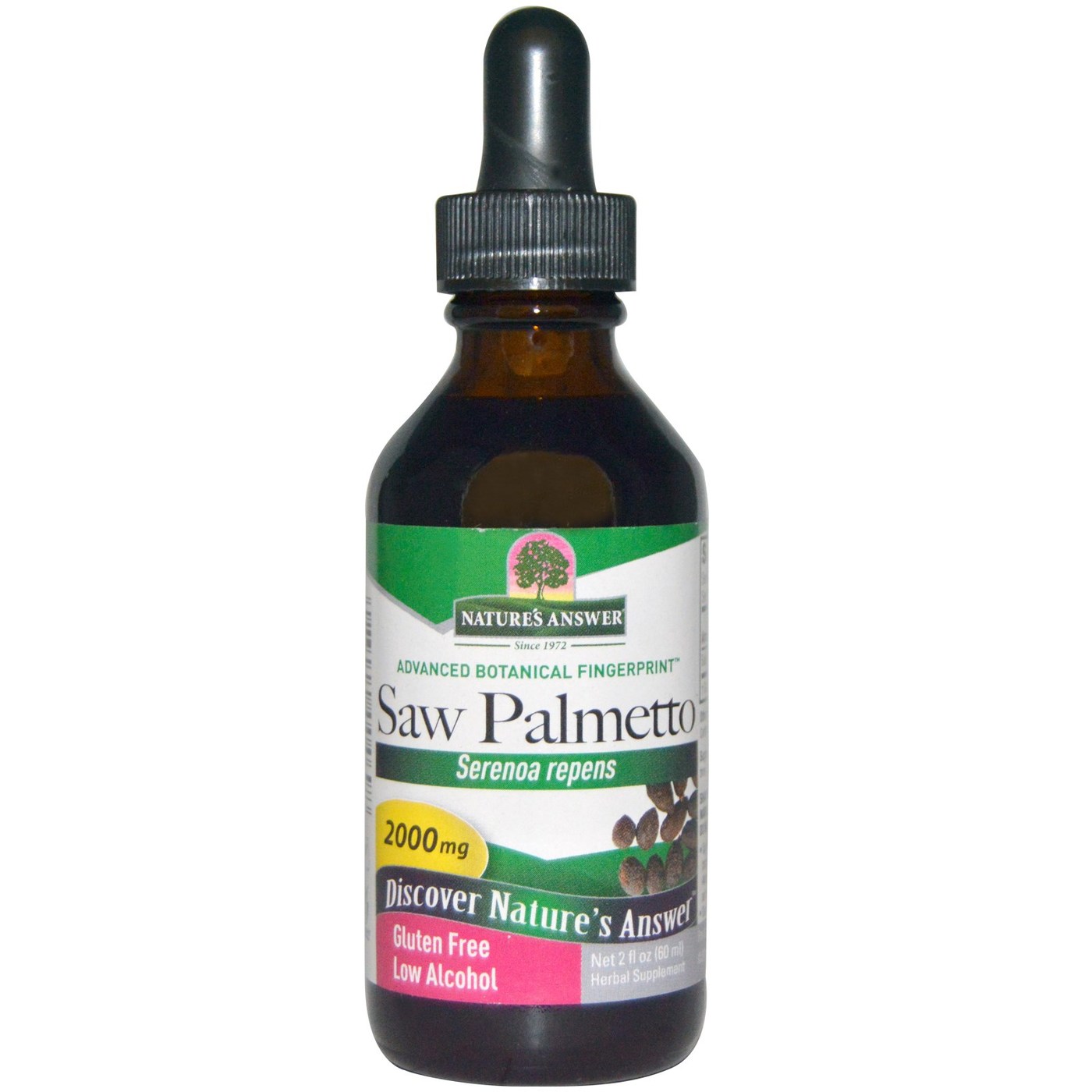 Nature's Answer Saw Palmetto bagas 2 OZ