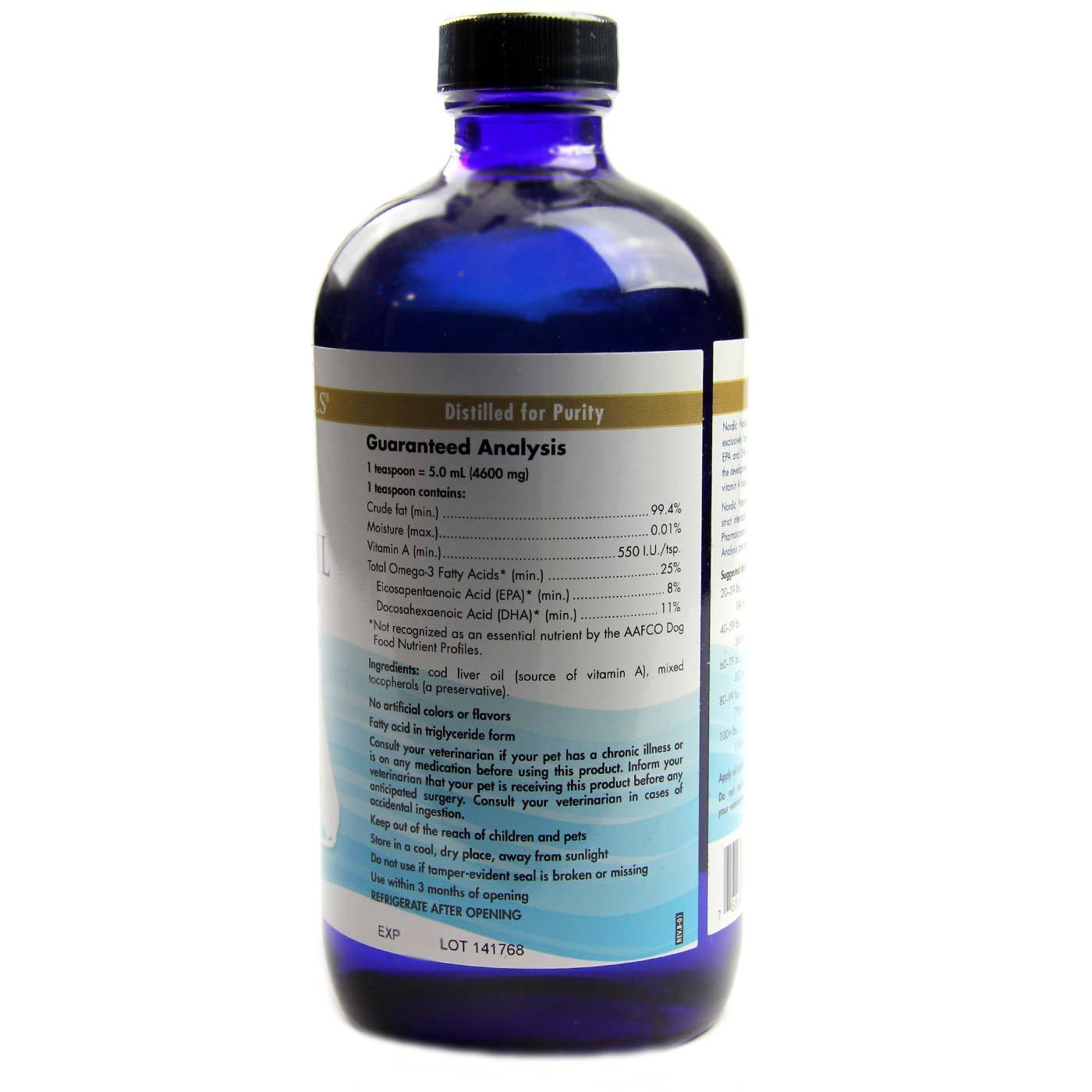 Nordic Naturals Óleo de fígado de bacalhau para animais de estimação 473 mL - Imagem 2