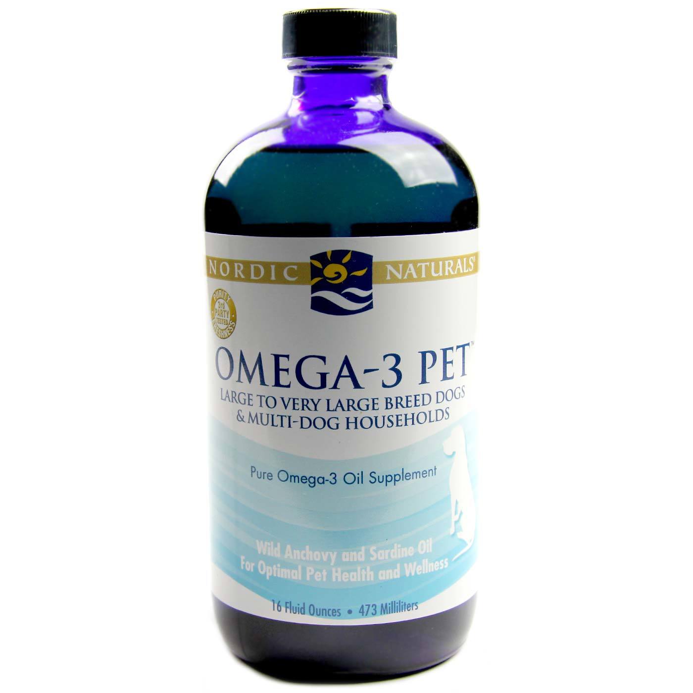 Omega 3 Pet Líq. Nordic Naturals Raças Grandes e Gigantes 473 ml