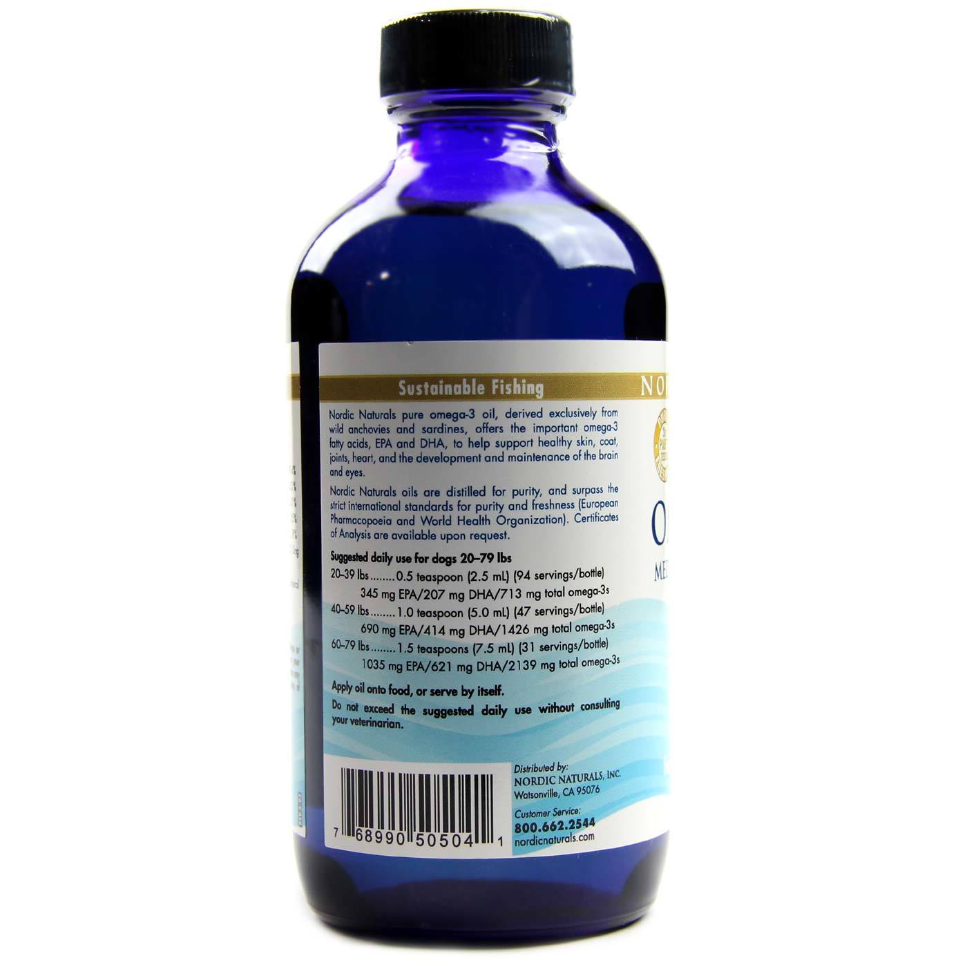 Omega 3 Pet Líq. Nordic Naturals Raças Médias e Grandes 237 ml - Imagem 3