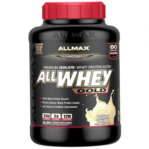 Comprar allmax nutrition allwhey gold, baunilha francesa - 80 oz preço no brasil whey protein suplemento importado loja 7 online promoção - 26 de novembro de 2022
