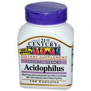 Comprar 21st century high-potency acidophilus, 175 mg - 100 cápsulas preço no brasil probióticos suplemento importado loja 11 online promoção - 30 de novembro de 2023