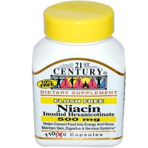 Comprar 21st century niacina - hexanicotinato de inositol - 500 mg - 110 cápsulas preço no brasil vitamina b suplemento importado loja 3 online promoção - 28 de novembro de 2022