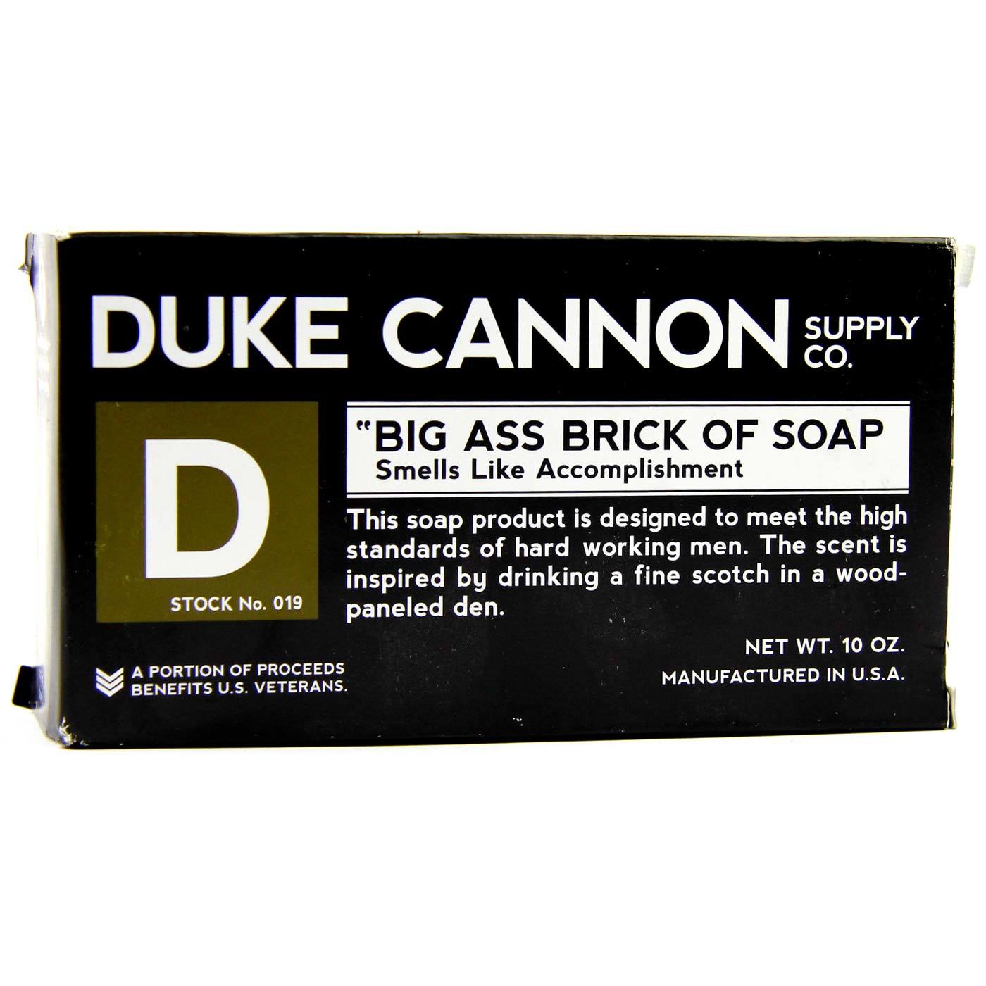 Duke Cannon Big Ass Brick Of Soap, Cheiros como realização - 10 oz