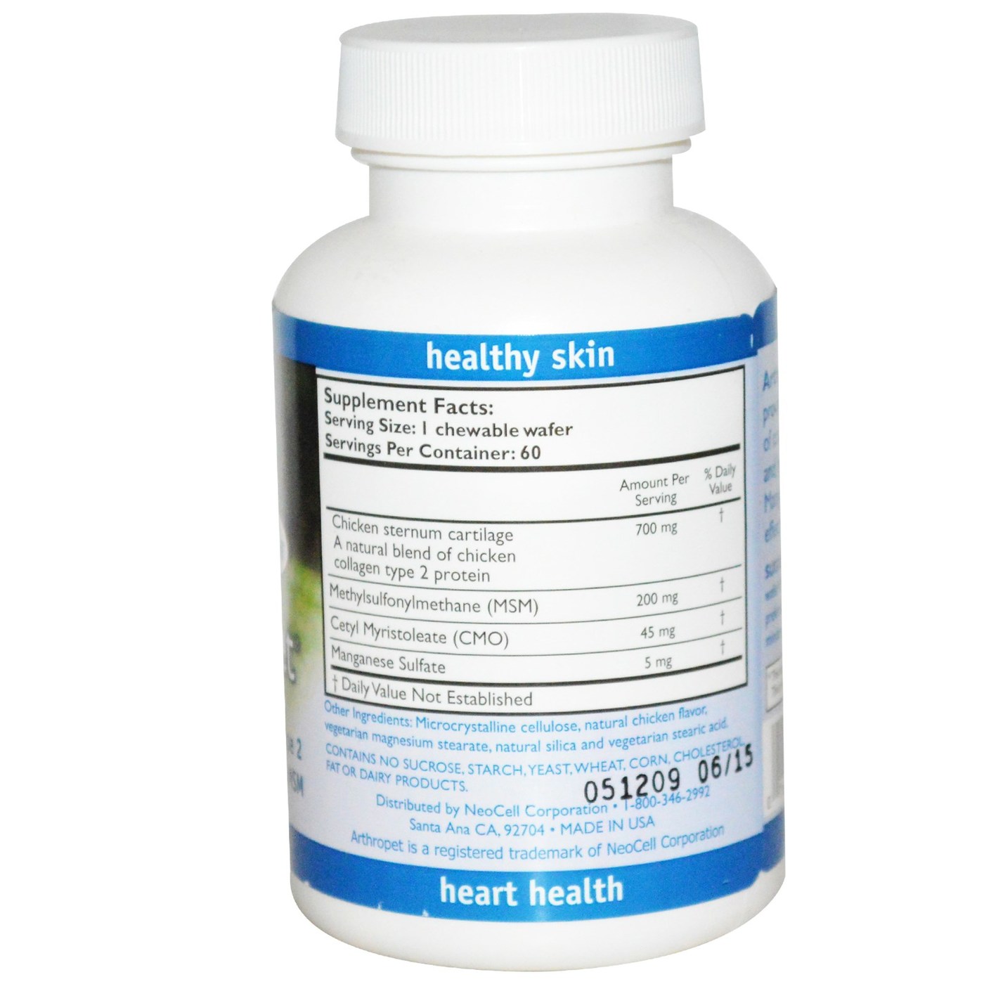 Neocell Laboratories Arthropet 60tab Fórmula Joint - Imagem 2