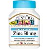 Comprar 21st century, zinco, 50 mg, 110 comprimidos preço no brasil zinco suplemento importado loja 1 online promoção - 26 de novembro de 2022