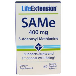 Comprar life extension, same (s-adenosil-l-metionina), 400 mg, 60 comprimidos revestidos entéricos preço no brasil zinco suplemento importado loja 9 online promoção - 1 de maio de 2024