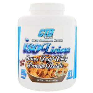 CTD Sports, Isolado Isolicious de Proteína de soro de leite de Gado alimentado com pasto, sabor canela de Cereal, 4 lb (1830 g)