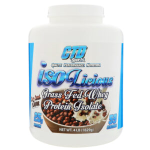 CTD Sports, Isolado Isolicious de proteína de soro do leite de vacas alimentadas em pasto, sabor Coco Cereal, 4 lb (1829 g)