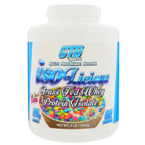 CTD Sports, Isolado de proteína de soro de leite Isolicious, sabor frutado a Cereais, 4 lb (1860 g)