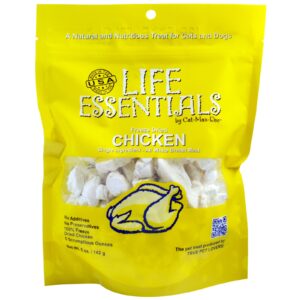 Cat-Man-Doo, Life Essentials, Freeze Dried Chicken for Cats & Dogs, 5 oz (142 g)
