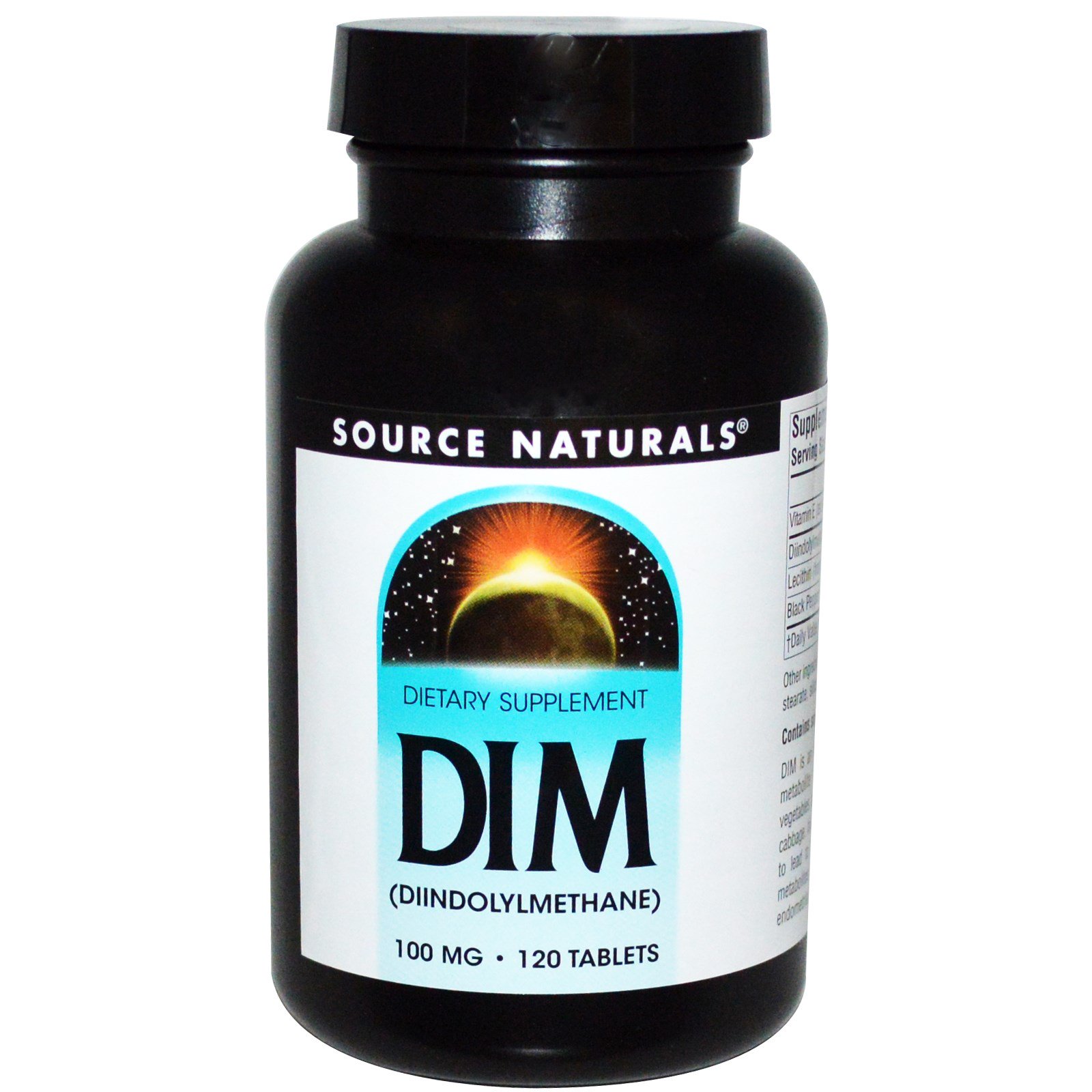 Source Naturals, DIM (Dindolimetano), 100 mg, 120 Comprimidos