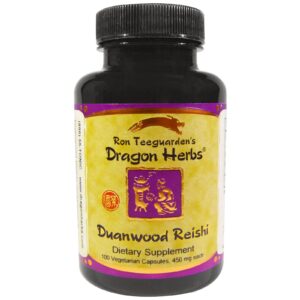 Dragon Herbs, Duanwood Reishi, 450 mg, 100 Cápsulas Vegetais