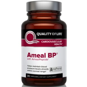 Quality of Life Labs, Ameal BP, saúde cardiovascular, 30 cápsulas