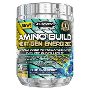 Muscletech Amino Build Next Gen, Framboesa azul - 30 Porções