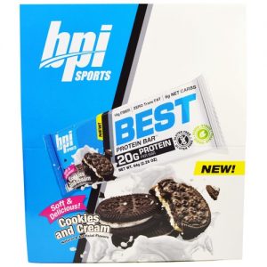 Comprar bpi best barra de proteína, cookies & cream - 12 - 2. 29 oz barras preço no brasil barras de proteínas suplemento importado loja 45 online promoção - 6 de outubro de 2022