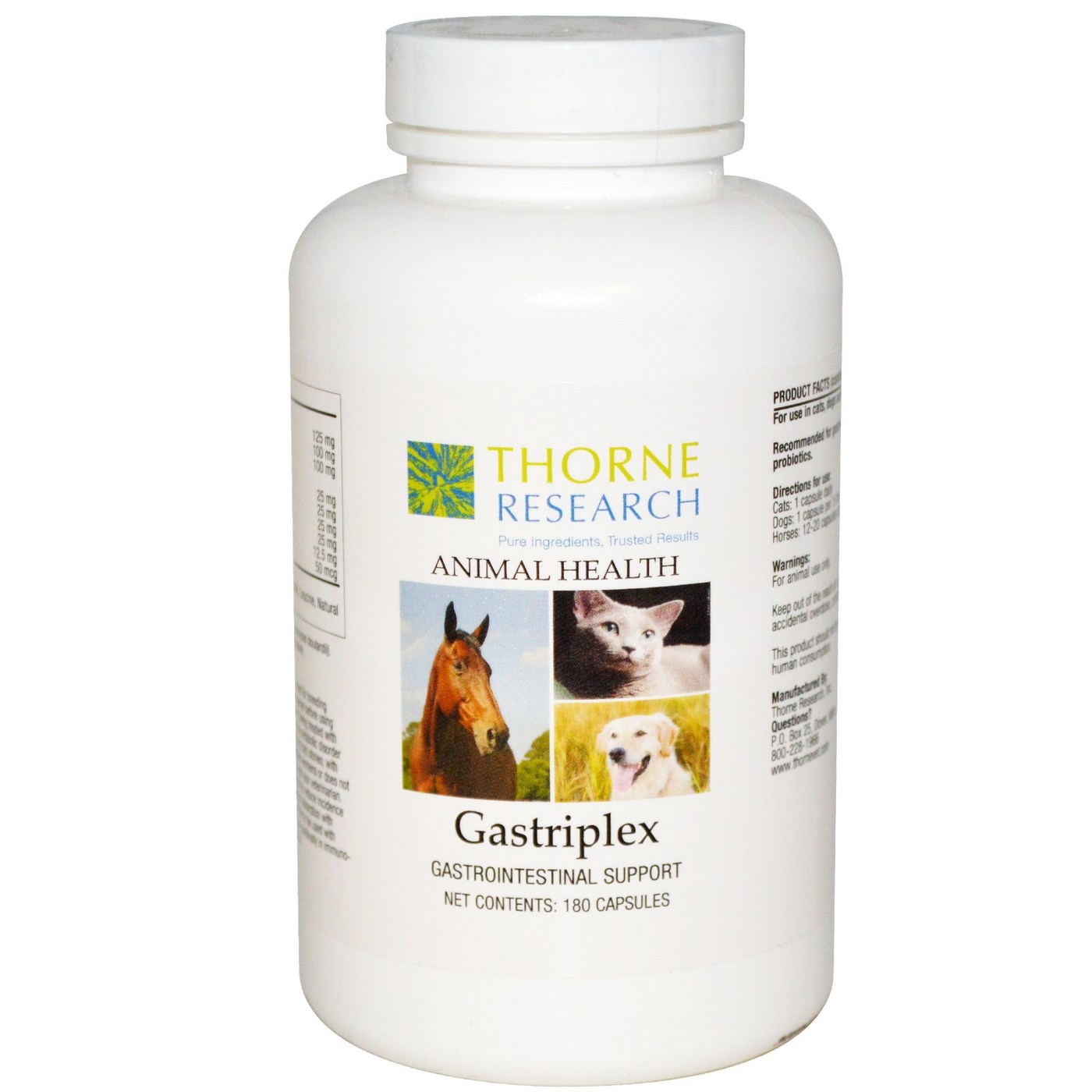Thorne Research Gastriplex - 180 Cápsulas