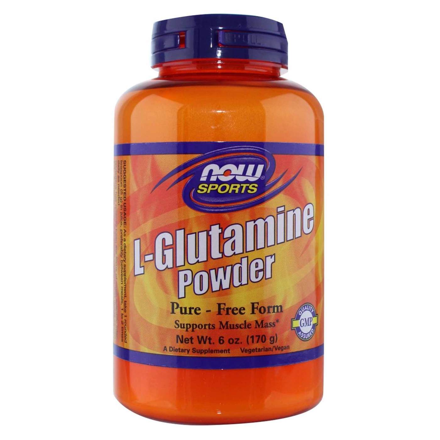 L-Glutamina em Pó 100% Pura Now Foods 170 g