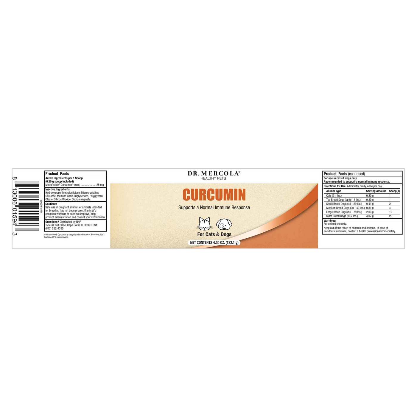 Dr Mercola Curcumin for Pets 122.1 g - Imagem 2