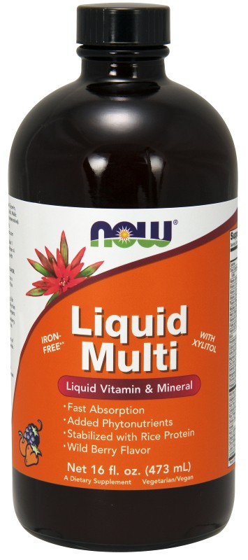 NOW Foods Liquid Multi Wild Berry - 16 oz.
