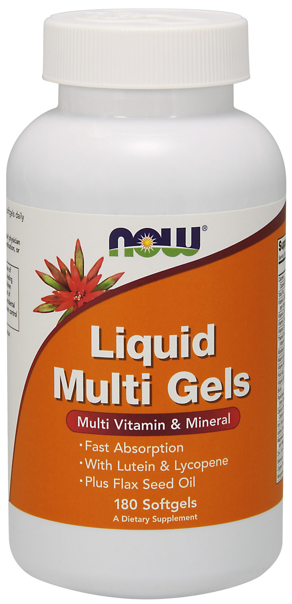 NOW Foods Liquid Multi Gels - 180 Softgels