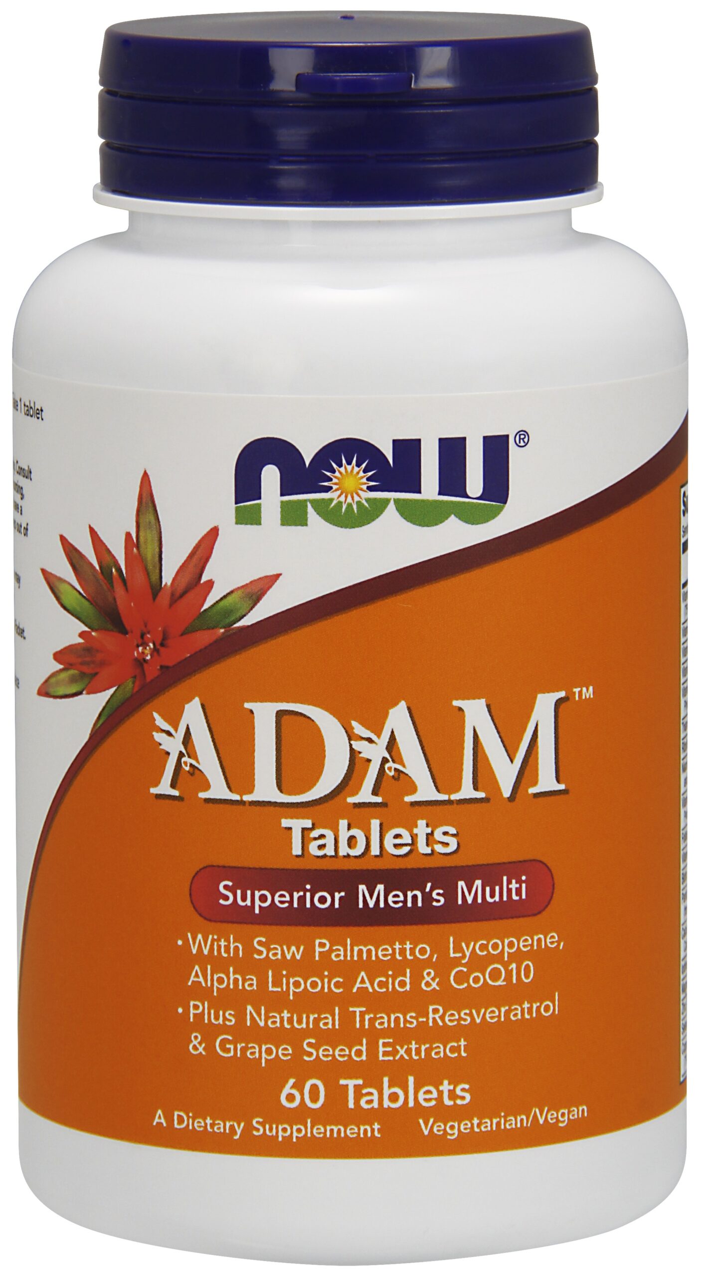 NOW Foods ADAM™ Superior Men's Multiple Vitamin - 60 Tablets