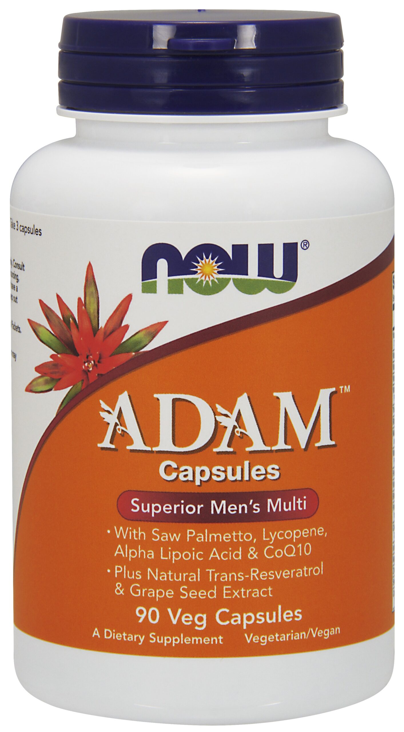 NOW Foods ADAM™ Superior Men's Multiple Vitamin - 90 Veg Capsules