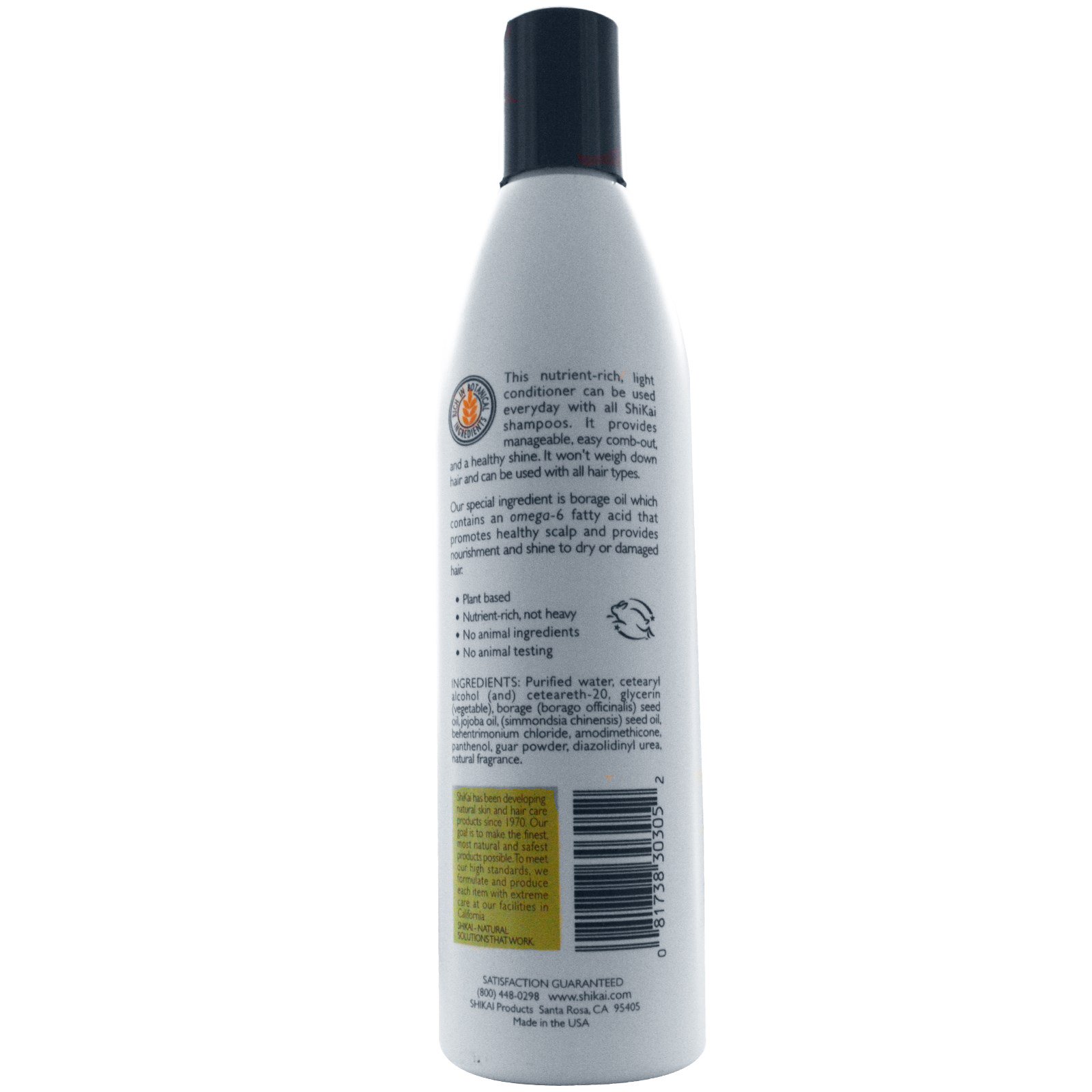 Shikai, Condicionador natural diário, 12 fl oz (355 ml) - Imagem 2