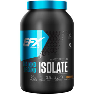 EFX Sports, Training Ground, Isolado de Whey Protein, Chocolate, 38,4 oz (1089 g)