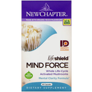 New Chapter, LifeShield, Mind Force, 60 cápsulas