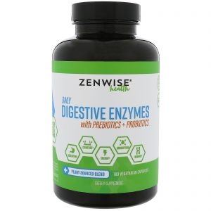 Comprar zenwise health, enzimas digestivas diárias com prebióticos + probióticos, 180 cápsulas vegetais preço no brasil enzimas suplemento importado loja 3 online promoção - 2 de fevereiro de 2023