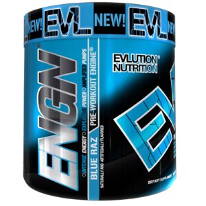 EVLution Nutrition, Pré-Treino ENGN, Blue Raz, 252 g