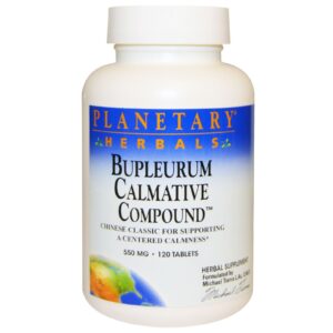 Planetary Herbals, Bupleurum Calmative Compound, 550 mg, 120 tabletes