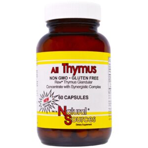 Natural Sources, All Thymus, 60 Cápsulas