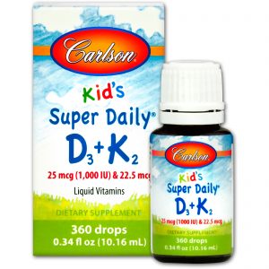 Comprar carlson labs, kids, super daily d3+k2, 25 mcg (1,000 iu) & 22. 5 mcg, 0. 34 fl oz (10. 16 ml) preço no brasil vitamina d suplemento importado loja 19 online promoção - 5 de outubro de 2022