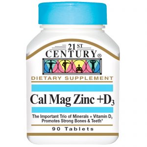 Comprar 21st century, cal mag zinc +d3, 90 tabletes preço no brasil magnésio suplemento importado loja 13 online promoção - 1 de outubro de 2022